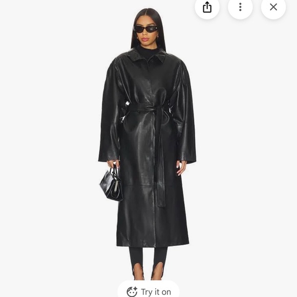Lamarque Jackets & Blazers - Lamarque Black Leather Jacket